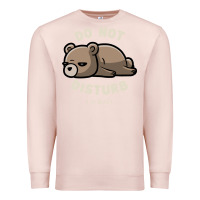 Pale Pink do not disturb i'm busy funny lazy gift Premium Sweatshirt - linhVisuals