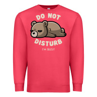 Cardinal do not disturb i'm busy funny lazy gift Premium Sweatshirt - linhVisuals