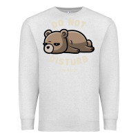 Oatmeal Heather do not disturb i'm busy funny lazy gift Premium Sweatshirt - linhVisuals