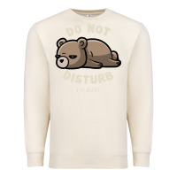 Sandshell do not disturb i'm busy funny lazy gift Premium Sweatshirt - linhVisuals