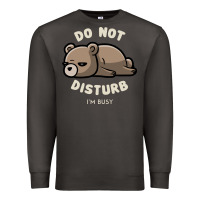 Do Not Disturb I'm Busy Funny Lazy Gift Premium Sweatshirt | Teevron
