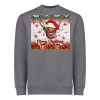 Storm merry christmas cow Heavyweight Sweatshirt - JahusDesignShop