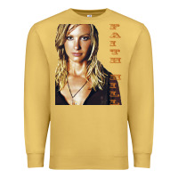 Antique Gold faith hill Premium Sweatshirt - linhVisuals