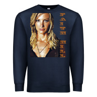 Navy faith hill Premium Sweatshirt - linhVisuals