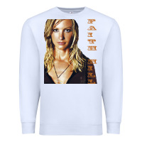 White faith hill Premium Sweatshirt - linhVisuals