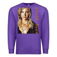 Purple faith hill Premium Sweatshirt - linhVisuals