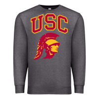 Charcoal Heather #usc Premium Sweatshirt - linhVisuals