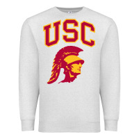 Oatmeal Heather #usc Premium Sweatshirt - linhVisuals