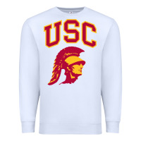 White #usc Premium Sweatshirt - linhVisuals