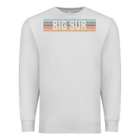 Dove Grey big sur california ca usa retro sweatshirt Premium Sweatshirt - linhVisuals