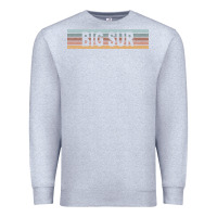 Heather Grey big sur california ca usa retro sweatshirt Premium Sweatshirt - linhVisuals