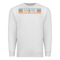 Oatmeal Heather big sur california ca usa retro sweatshirt Premium Sweatshirt - linhVisuals