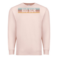 Pale Pink big sur california ca usa retro sweatshirt Premium Sweatshirt - linhVisuals