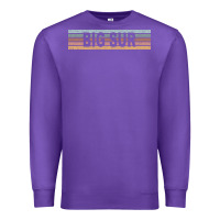 Purple big sur california ca usa retro sweatshirt Premium Sweatshirt - linhVisuals