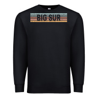 Black big sur california ca usa retro sweatshirt Premium Sweatshirt - linhVisuals