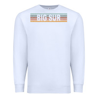 White big sur california ca usa retro sweatshirt Premium Sweatshirt - linhVisuals