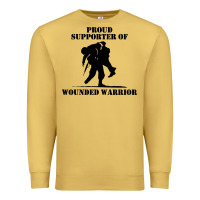 Antique Gold wounded war Premium Sweatshirt - linhVisuals
