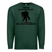 Sports Green wounded war Premium Sweatshirt - linhVisuals