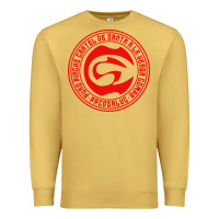 Antique Gold cartel de santa Premium Sweatshirt - linhVisuals