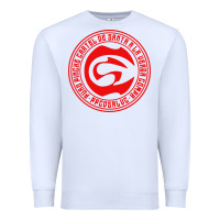 White cartel de santa Premium Sweatshirt - linhVisuals