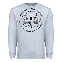 Heather Grey paddys irish pub Premium Sweatshirt - linhVisuals