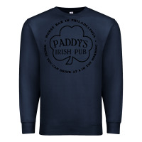 Navy paddys irish pub Premium Sweatshirt - linhVisuals