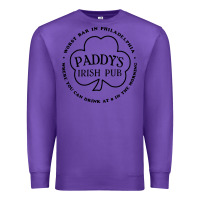 Purple paddys irish pub Premium Sweatshirt - linhVisuals