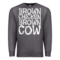 Charcoal Heather brown chicken brown cow Premium Sweatshirt - linhVisuals