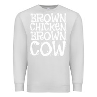 Dove Grey brown chicken brown cow Premium Sweatshirt - linhVisuals