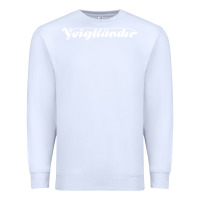 White Voigtländer Premium Sweatshirt - linhVisuals