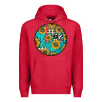Cardinal Round western pattern Premium Hoodie - Jasminsmagicworld