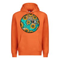 Carrot Round western pattern Premium Hoodie - Jasminsmagicworld