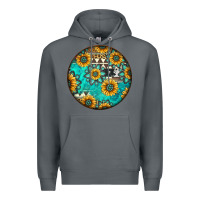 Rock Round western pattern Premium Hoodie - Jasminsmagicworld