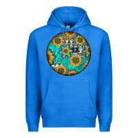 True Royal Round western pattern Premium Hoodie - Jasminsmagicworld