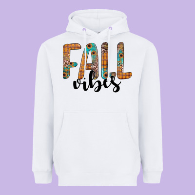 Fall Vibes Heavyweight Hoodie Designed By Jahusdesignshop