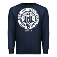 Navy college of winterhold Premium Sweatshirt - linhVisuals