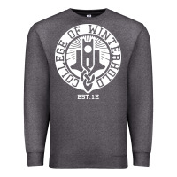 Charcoal Heather college of winterhold Premium Sweatshirt - linhVisuals