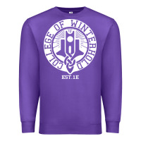 Purple college of winterhold Premium Sweatshirt - linhVisuals