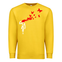 Lemon banksy Premium Sweatshirt - linhVisuals