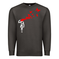 Smoke banksy Premium Sweatshirt - linhVisuals
