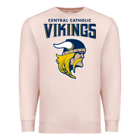 Pale Pink central catholic high school (pittsburgh) Premium Sweatshirt - linhVisuals