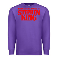 Purple based on the novel Premium Sweatshirt - linhVisuals