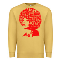 Antique Gold angela davis political activist Premium Sweatshirt - linhVisuals