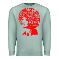 Seafoam angela davis political activist Premium Sweatshirt - linhVisuals