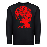 Black angela davis political activist Premium Sweatshirt - linhVisuals