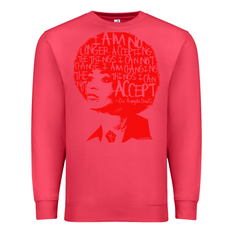Angela Davis Political Activist Premium Sweatshirt by linhVisuals | Teevron