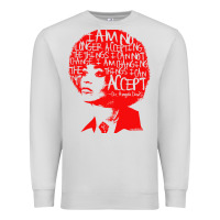 Dove Grey angela davis political activist Premium Sweatshirt - linhVisuals