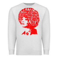 Oatmeal Heather angela davis political activist Premium Sweatshirt - linhVisuals