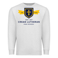 Oatmeal Heather crean lutheran high school Premium Sweatshirt - linhVisuals