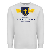 Dove Grey crean lutheran high school Premium Sweatshirt - linhVisuals